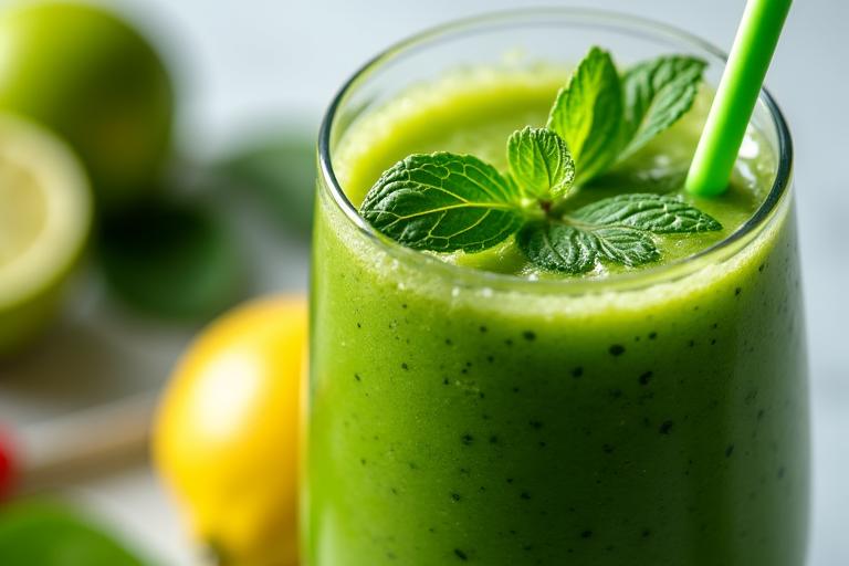 Smoothie verde antioxidante